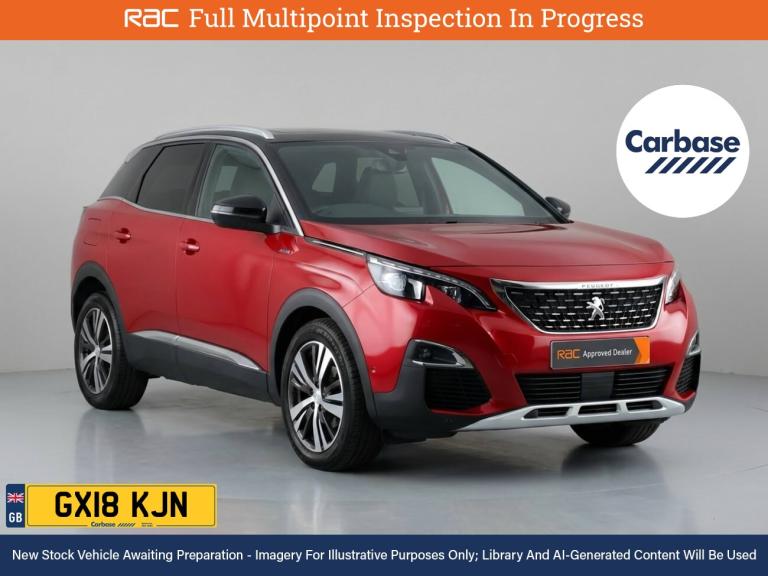 2018 Peugeot 3008 1.6 THP GT Line Premium SUV 5dr Petrol EAT Euro 6 (s/s) (165 ps) SUV PETROL Aut...