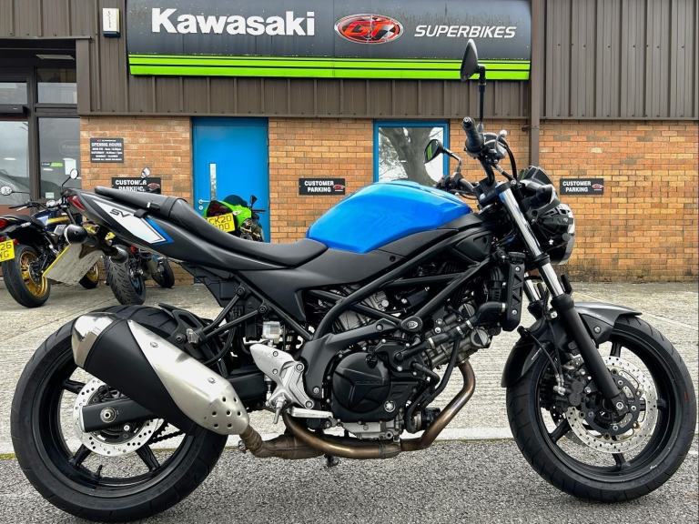 2016 66 Reg Suzuki SV 650 Motorcycle Blue V TWIN