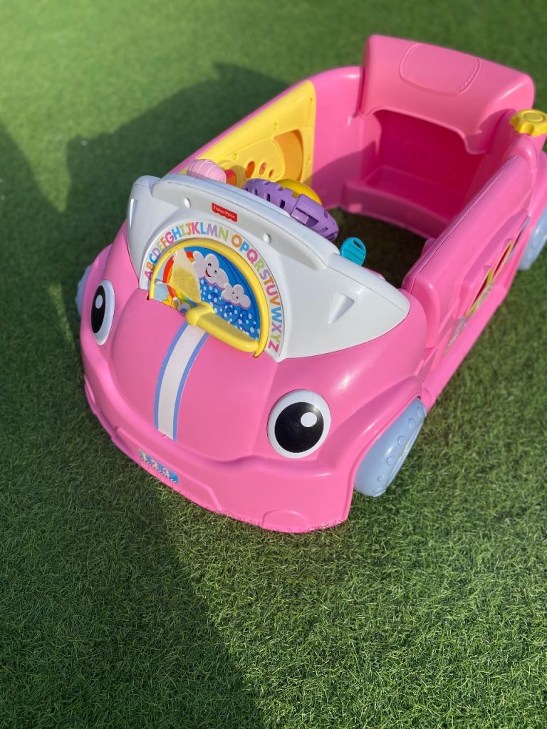 Fisher-Price Laugh & Learn Smart Stages Car - Pink, Good Condition