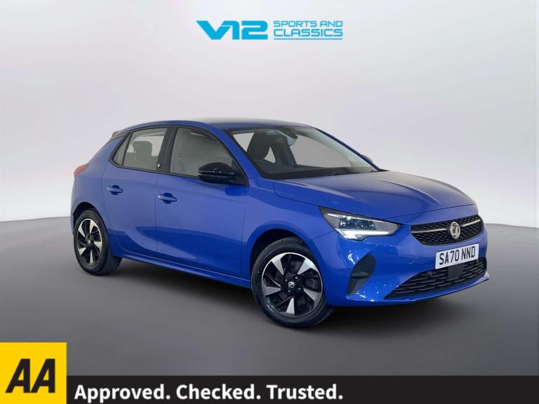2020 Vauxhall Corsa 50kWh SE Nav Hatchback 5dr Electric Auto (7.4Kw Charger) (136 ps) Hatchback E...