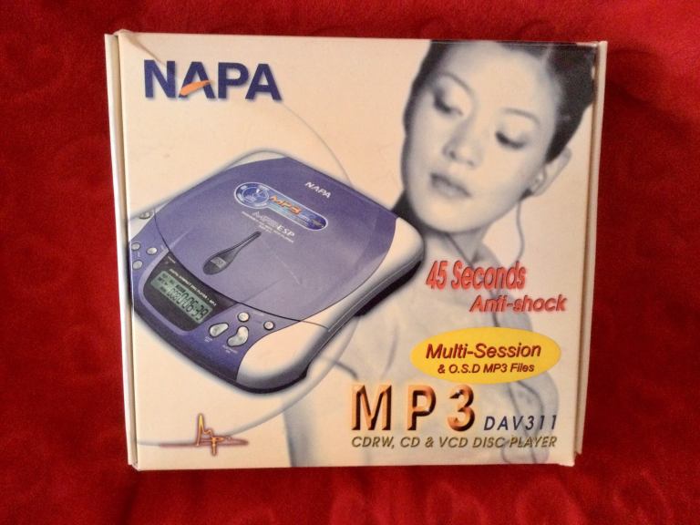 NAPA MP3/CDRW/CD/VCD Portable Disc Player