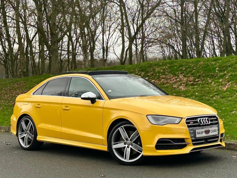 2015 Audi S3 2.0 TFSI Saloon Yellow - S Tronic - Low Mileage IMMACULATE Example 