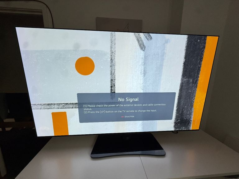 LG OLED Evo 65'' 4K G3 TV OLED65G36LA - Black, As Good As New