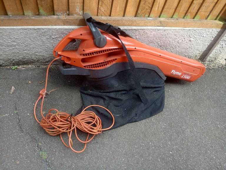 Flymo garden vacuum and blower can deliver 