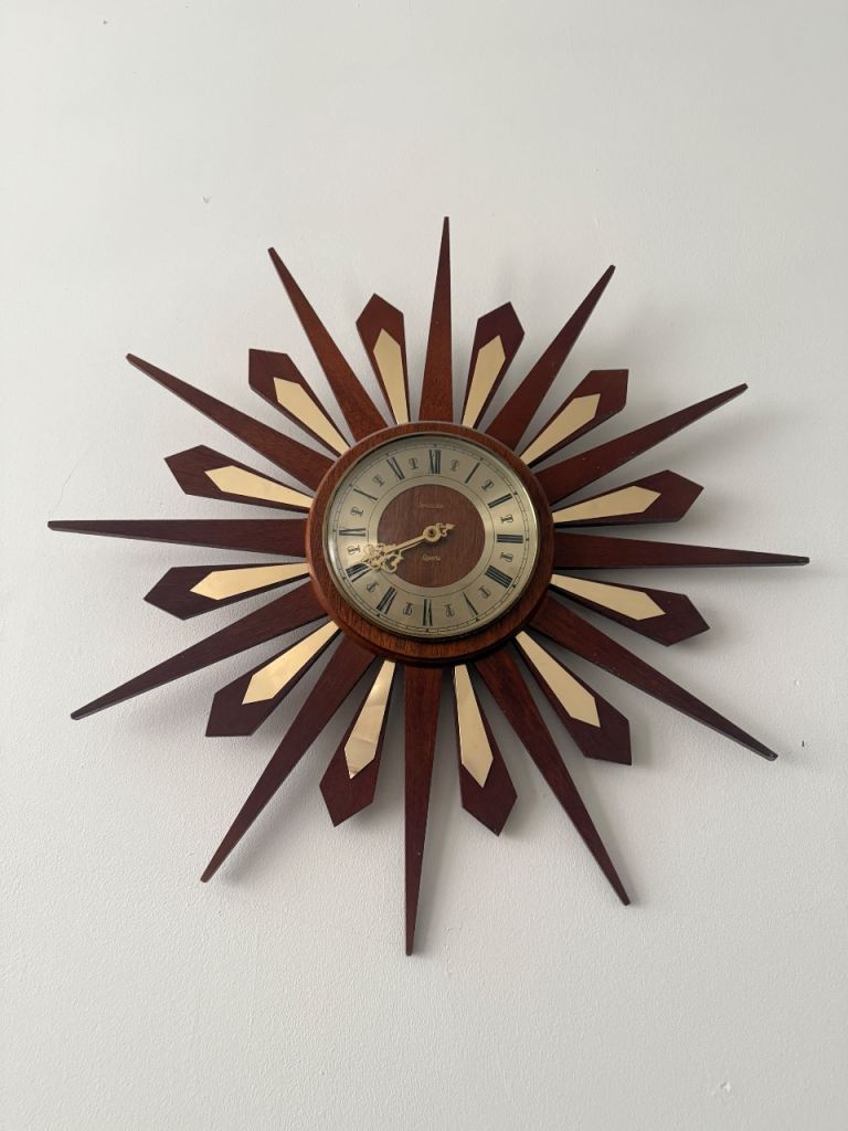 Midcentury wall clock 
