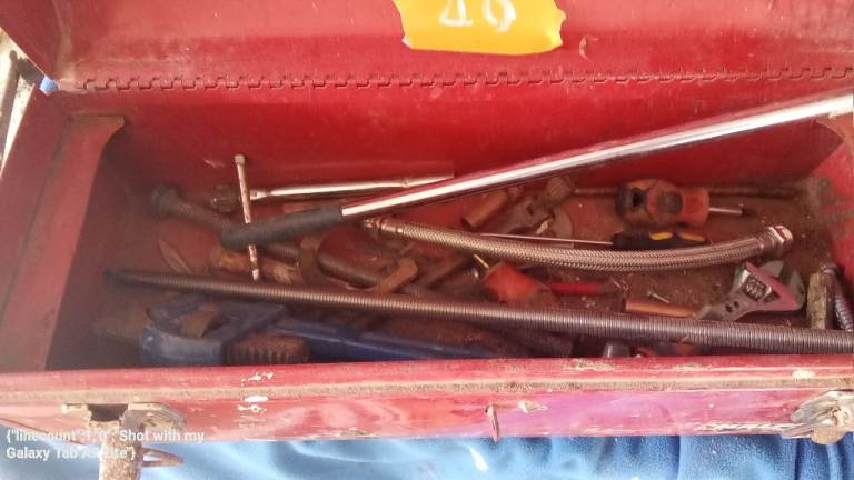 Electric  toolsrack for conccret