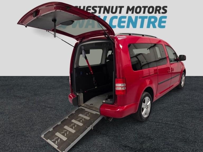 VW Caddy Maxi WAV Wheelchair Access 1.6 Diesel 5 Leather Seats 75K 2015 No VAT