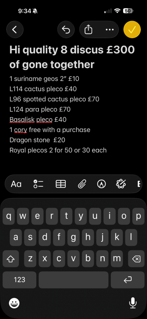Tropical fish 