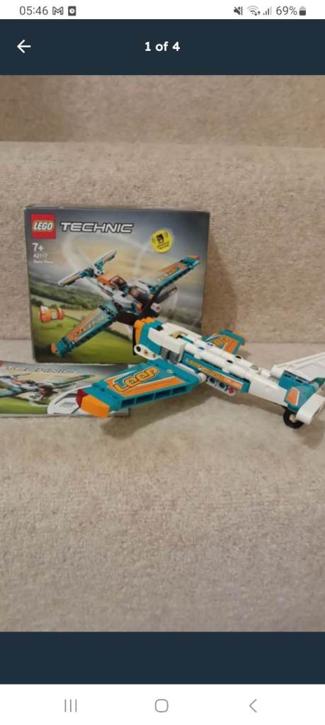 LEGO Technic Race Plane 2 in 1. 42117.
