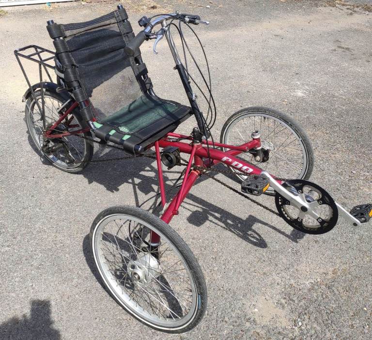 Recumbent Trike - Red, Good Condition