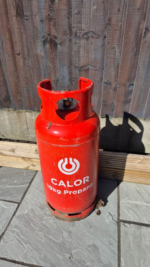 Empty 19kg propane gas bottle cylinder