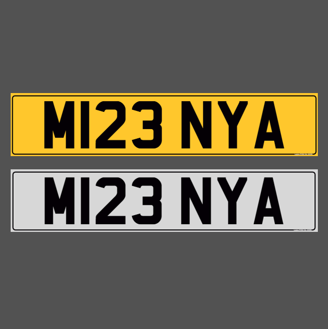 M123 NYA - ENYA Registration Number Plate