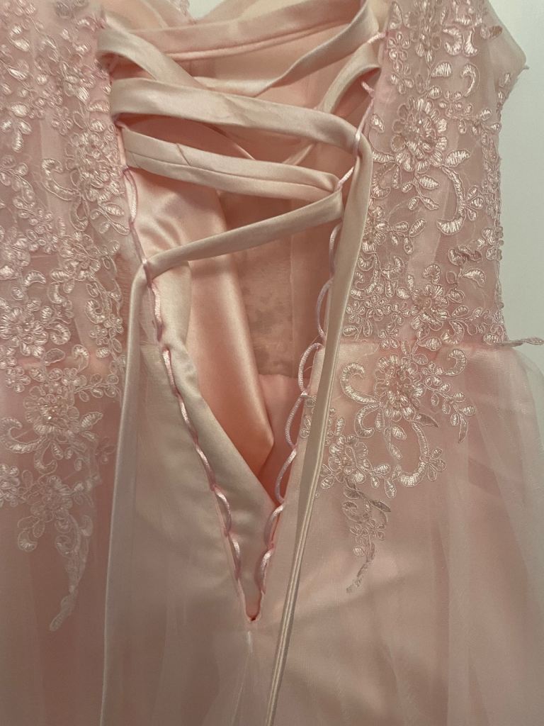 Prom party pink party dress