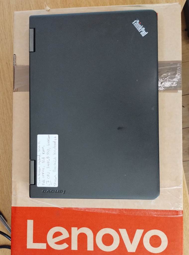 Touchscreen, i7, SSD Lenovo 2 in 1 laptop. Windows 11, Full Microsoft Office 