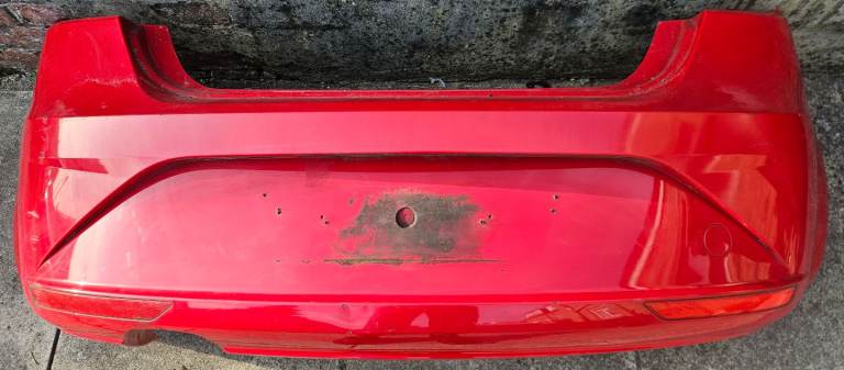 SEAT LEON 2012 MK2 1P ROJO RED REAR BACK BUMPER S3H LS3H