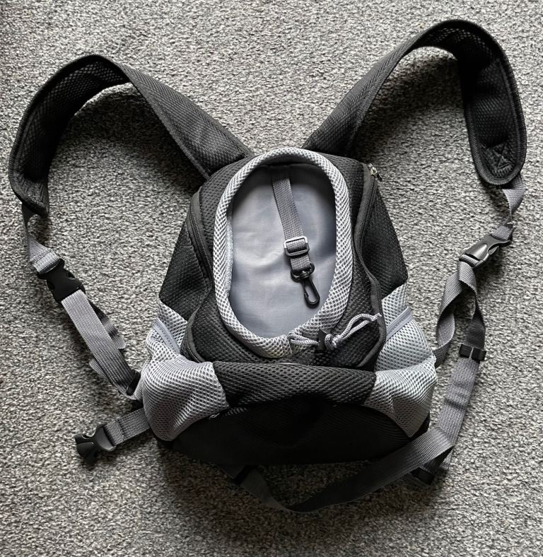 Two small over shoulder pet carrier 