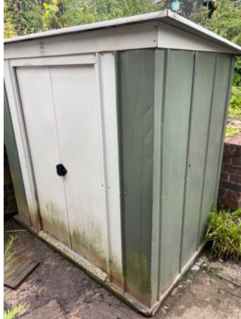 6x4 metal shed