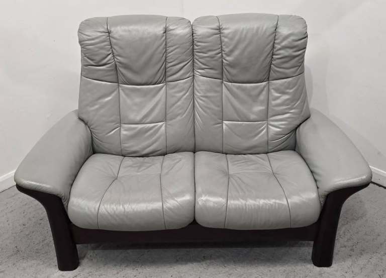 Ekornes Stressless Reclining 2 Seater Sofa With Footstool 280225