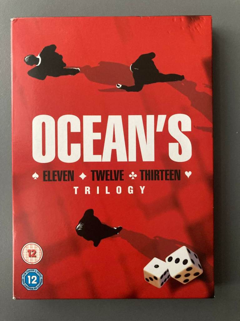 DVD set: Ocean’s Eleven, Twelve, Thirteen Trilogy – post or collect