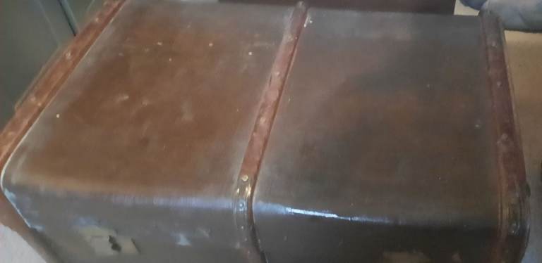 Old luggage trunk