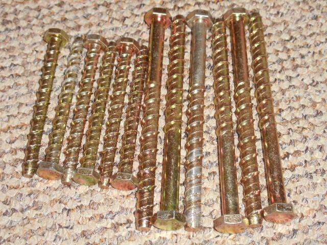 6x M8 100mm Coach Screws Lag Bolts Hex Hexagon Wood Stainless Steel