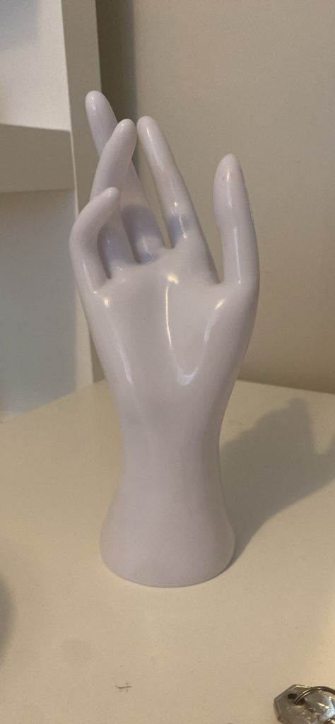 White Jewellery Display Hand Mannequin – Good Condition