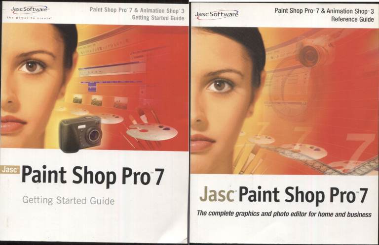 Jasc Paint Shop Pro 7 Getting Started & Reference Guide Paperbacks