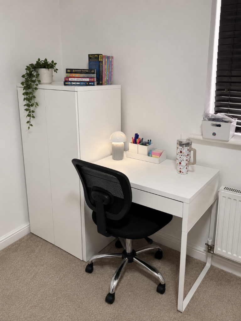 White Ikea Desk