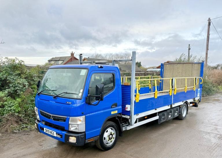 2019 MITSUBISHI CANTER 7C18 PLANT RECOVERY FLIPTOE RAMP WINCH 58,000 MILE EURO-6