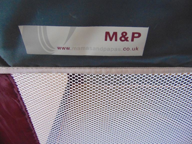 Mamas and Papas travel cot.