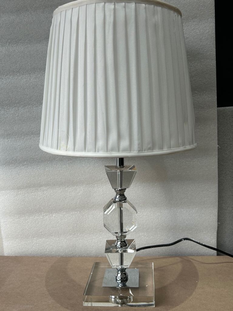 Crystallised glass designer table lamps 