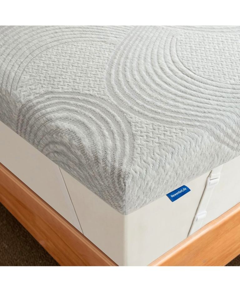  Memory Foam Mattress Topper for Back Pain Relief with Washable Cover Double