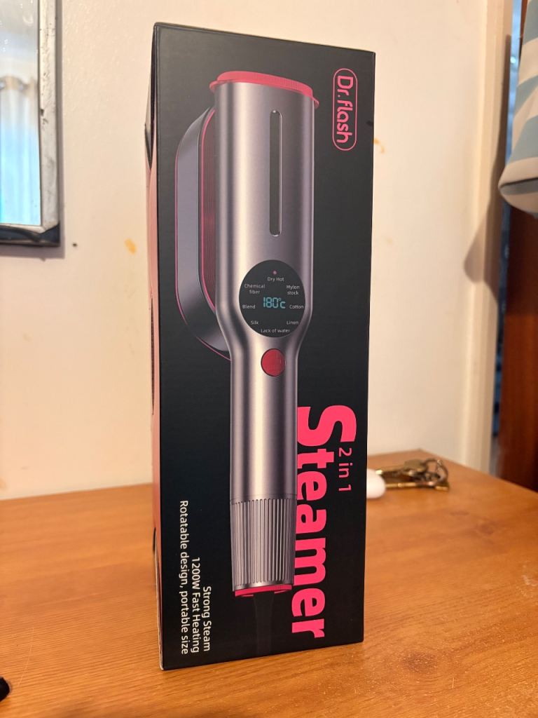 Mini Garment Steamer 2-in-1 (Travel + Home)