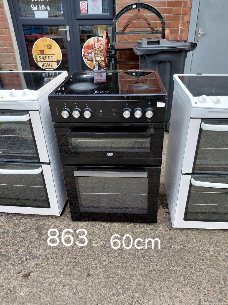 Black Beko 60cm cooker, Ref:863