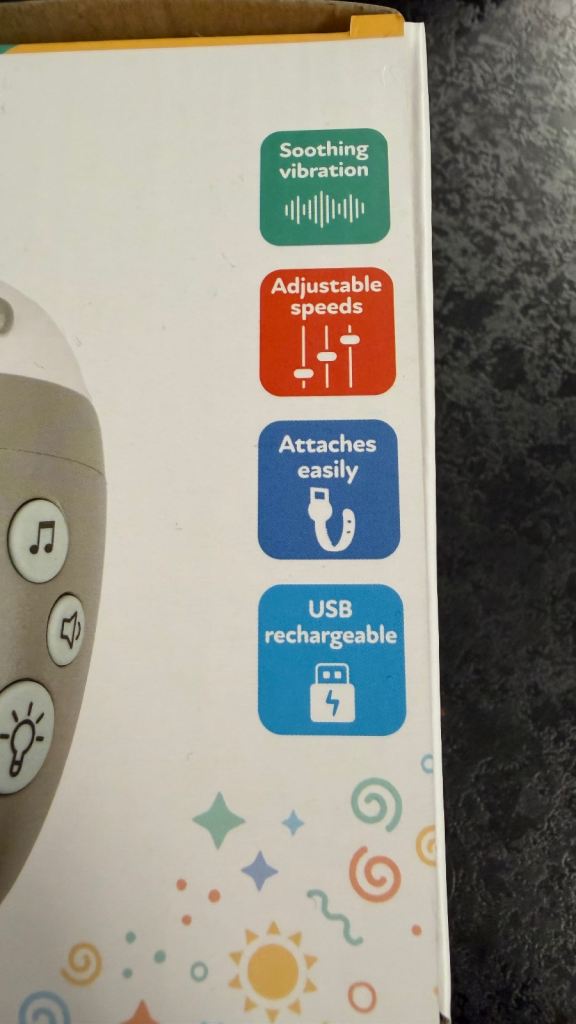 Nuby jitterbug pram rocker 