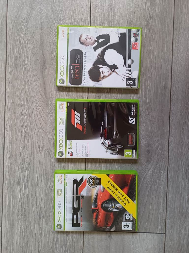 3 Xbox 360 games