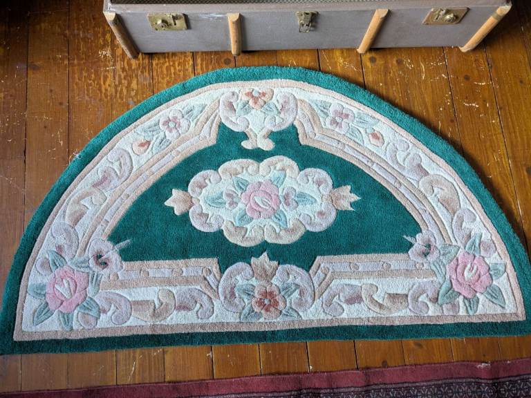 Fireside Half Moon Wool Rug