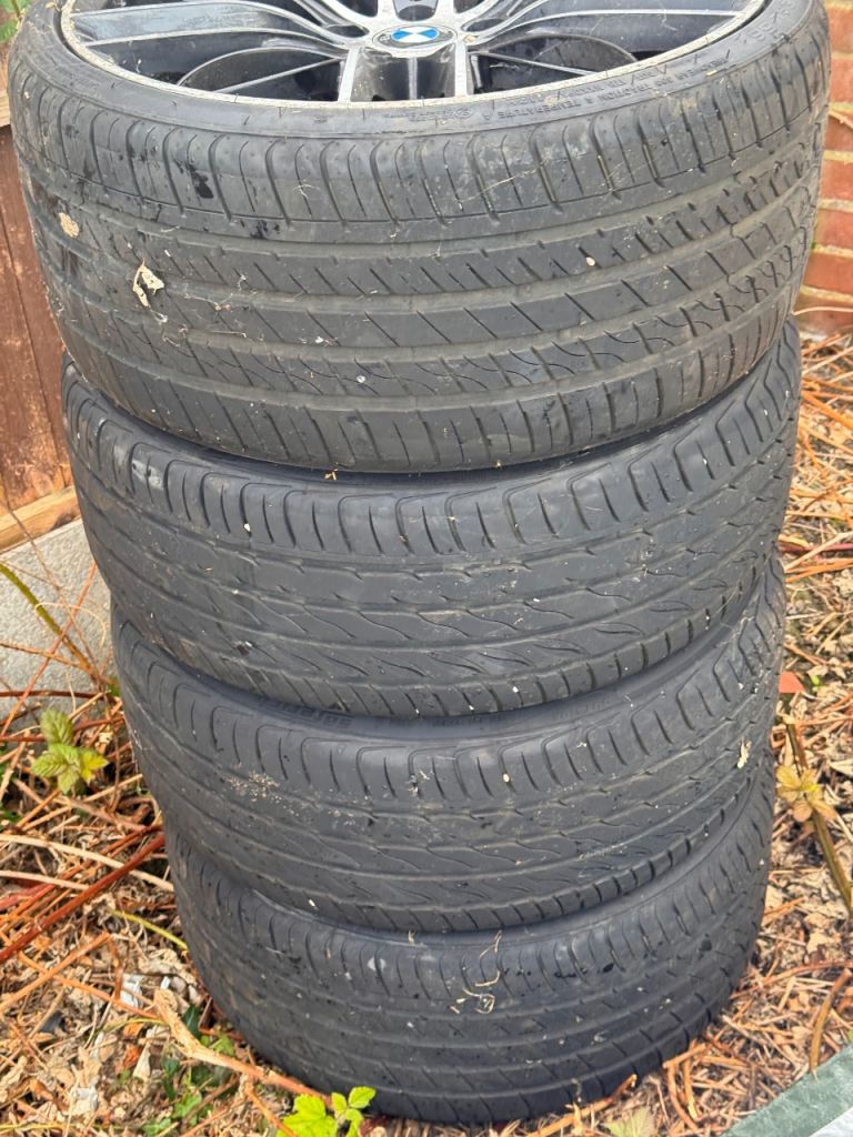 20 inch bmw alloys good tyres 