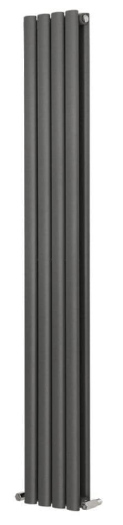 Anthracite vertical designer radiator