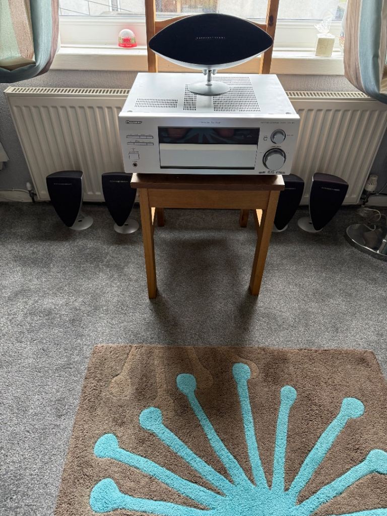 Vintage Pioneer 5.1 receiver with Mordaunt short speakers