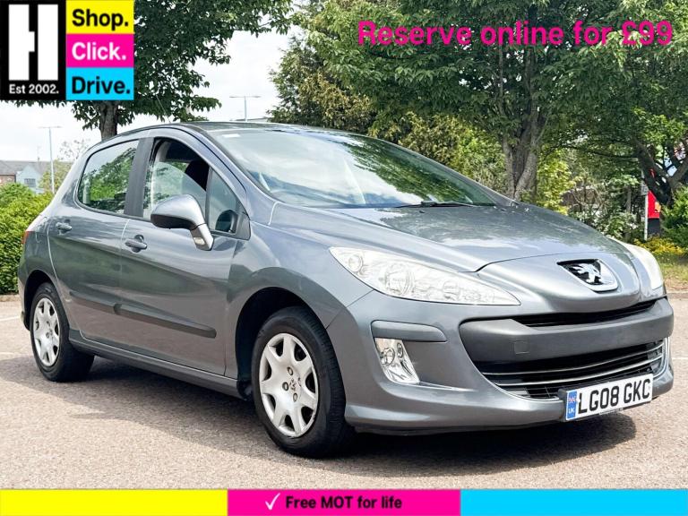 2008 Peugeot 308 1.4 VTi S Hatchback 5dr Petrol Manual (155 g/km, 95 bhp) HATCHBACK Petrol Manual