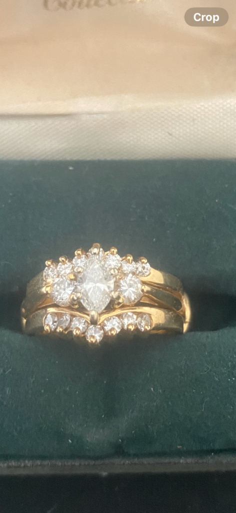Real diamonds & 14ct gold custom ring