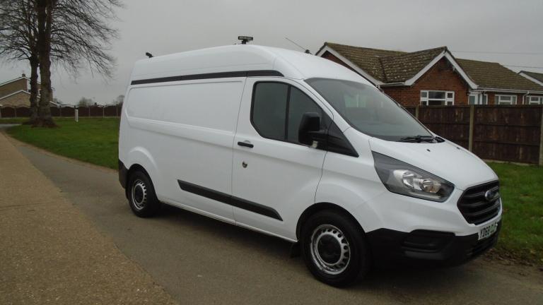 2018 Ford Transit Custom 2.0 TDCi 130ps long wheelbase High Roof Van l2 h2 air con PANEL VAN Dies...