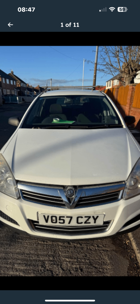 Vauxhall, ASTRAVAN, Car Derived Van, 2007, Manual, 1248 (cc)