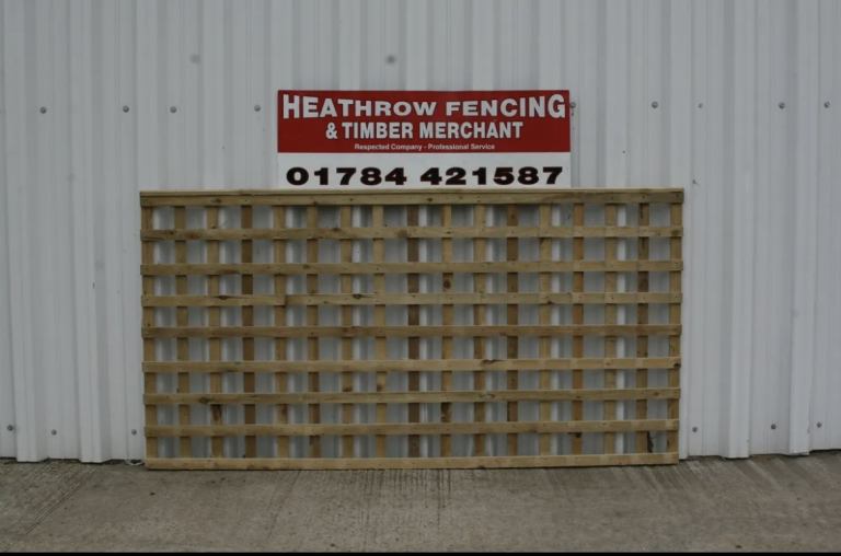 3ft trellis fence panel 