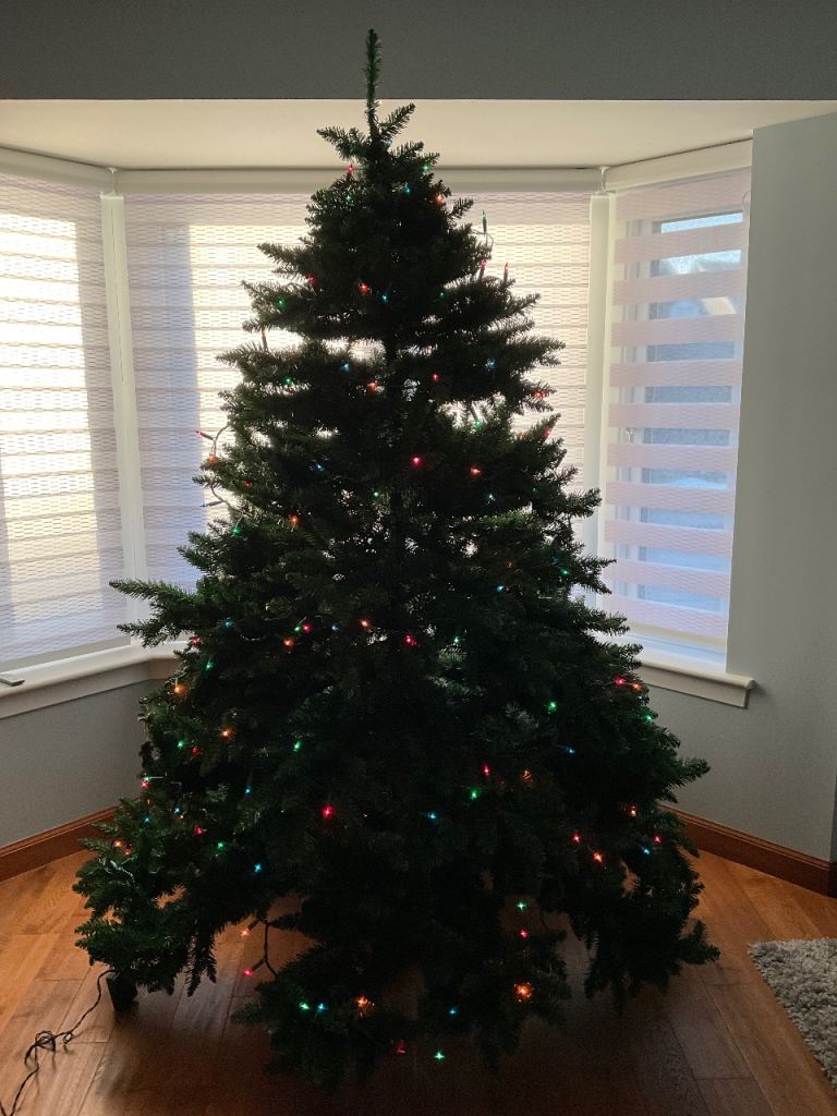 Large Xmas tree and lights