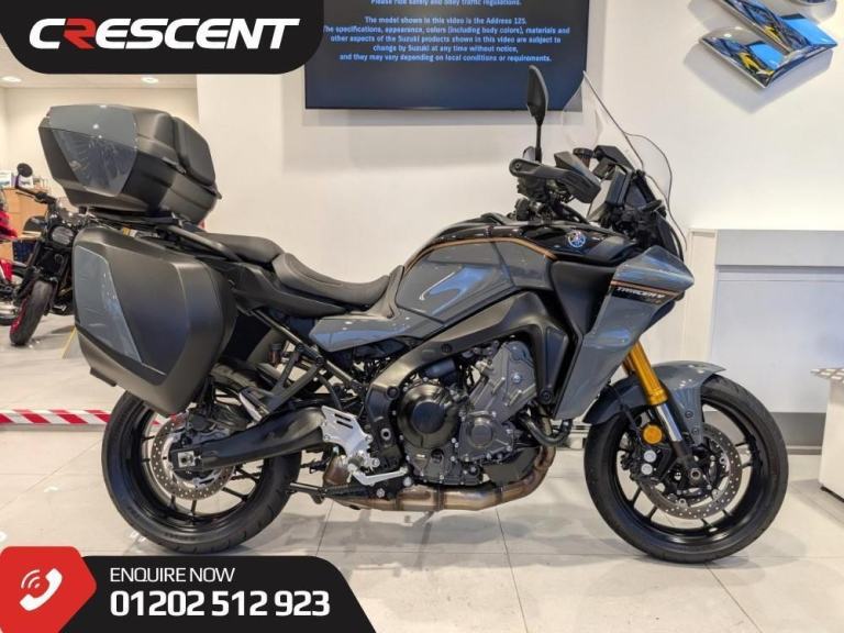 YAMAHA TRACER 9GT+ 2024 - 1 OWNER - FULL 3 BOX LUGGAGE - TPMS - QUADLOCK MOUNT 