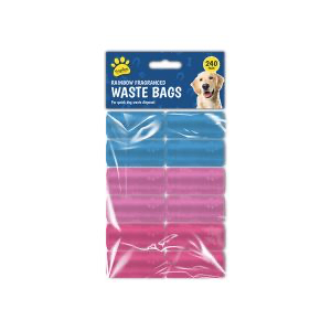 Fragranced Rainbow Dog Poop Bags 240
