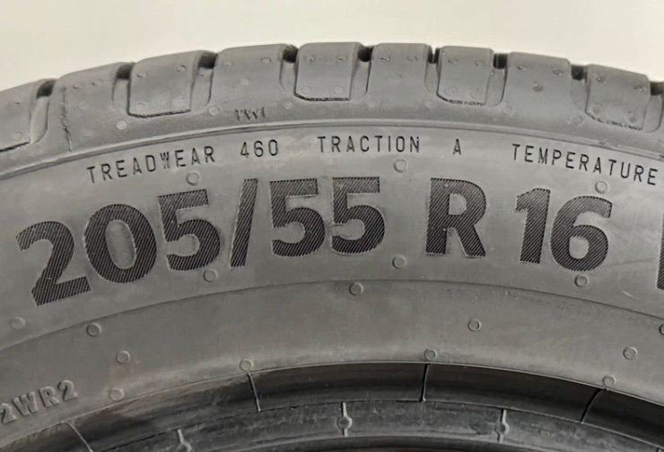 CONTINENTAL SPORT 205 55 16 tyres NEAR NEW
