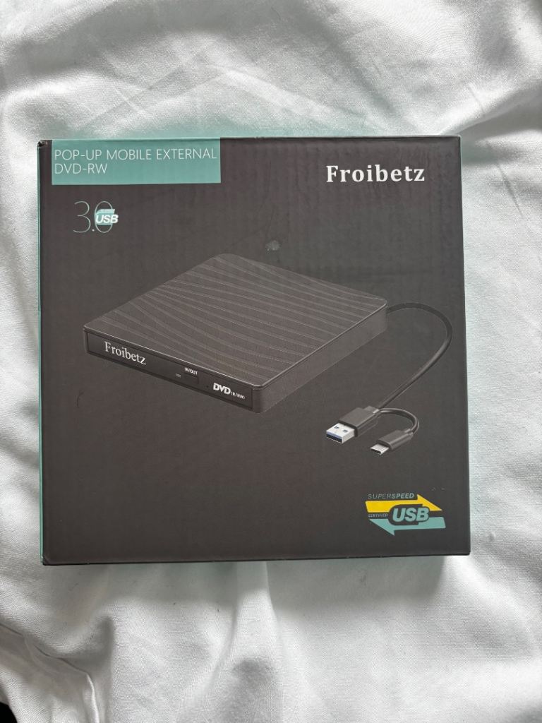 Mobile External DVD-RW Drive - New